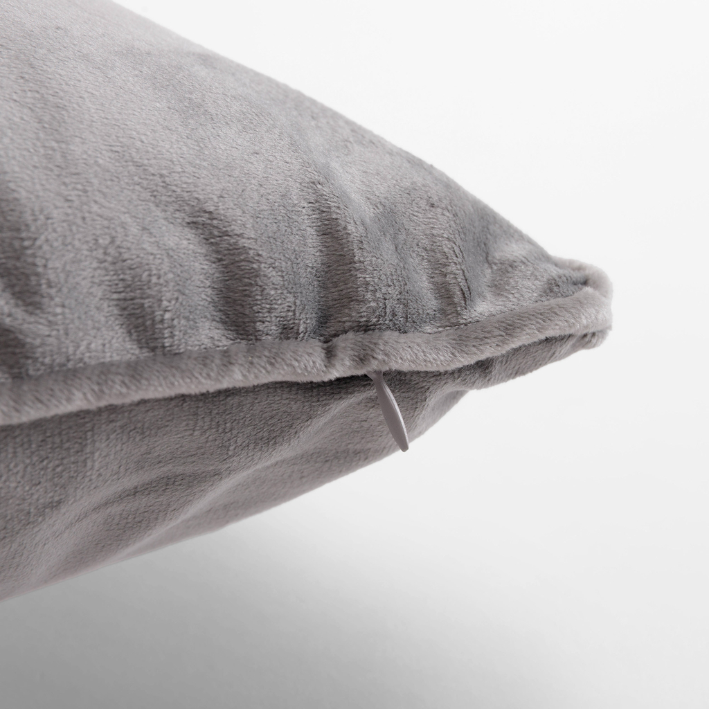 Dekoračná obliečka na vankúš strieborná PERLA 45x45 cm