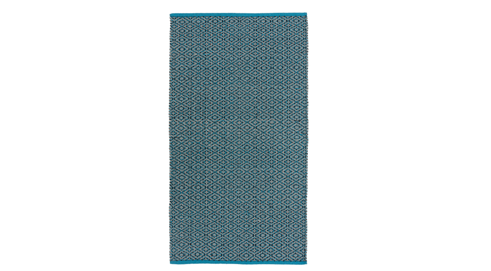 Tyrkysový koberec do predsiene OREBO 80x150 cm