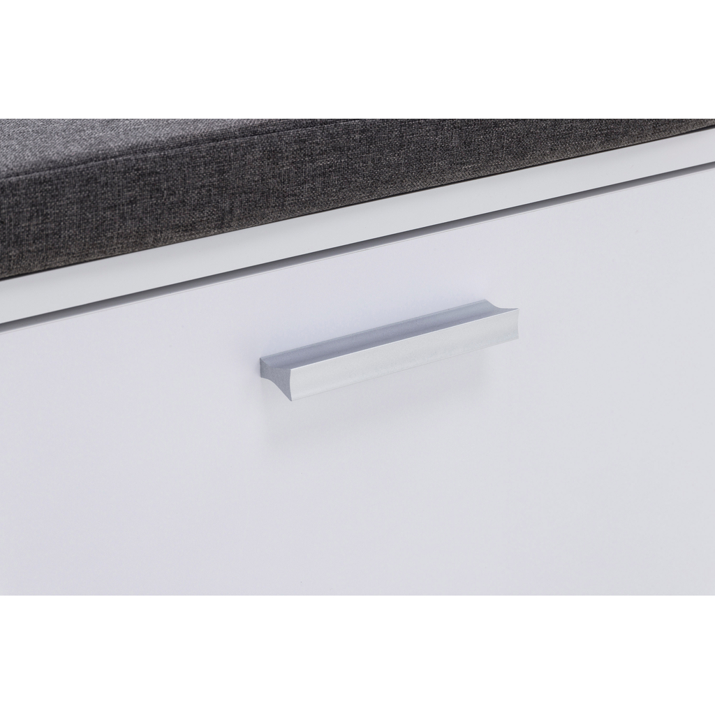 Skrinka na obuv so sedadlom 1K BIELA