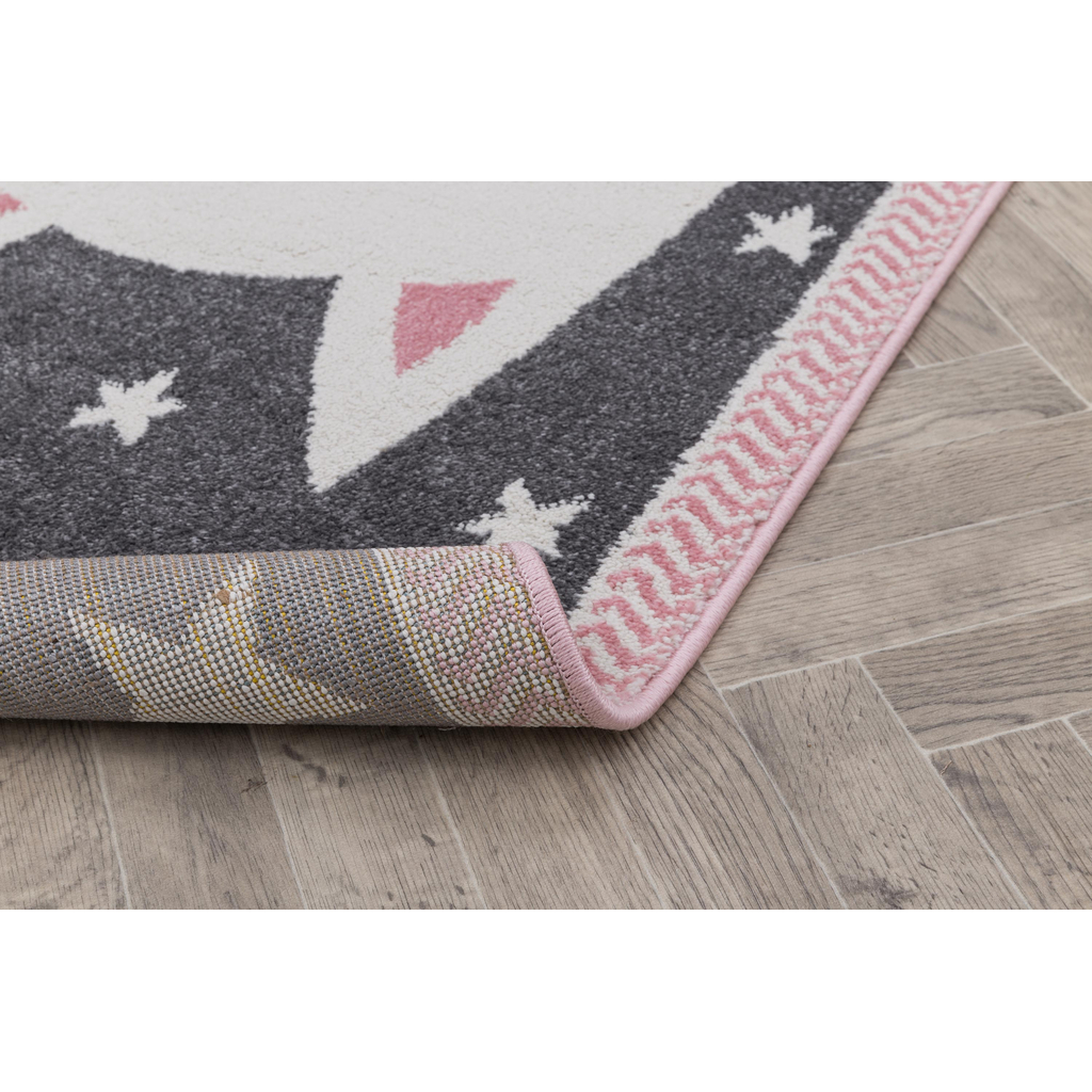 Sivý koberec, králik HAPPY 80x150 cm