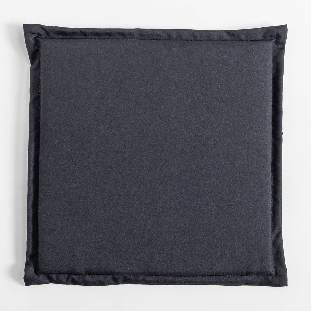 Vankúš na stoličku čierny SAMBA, 40x40 cm