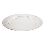 Okrúhly nerezový tanier SILVER 25 cm