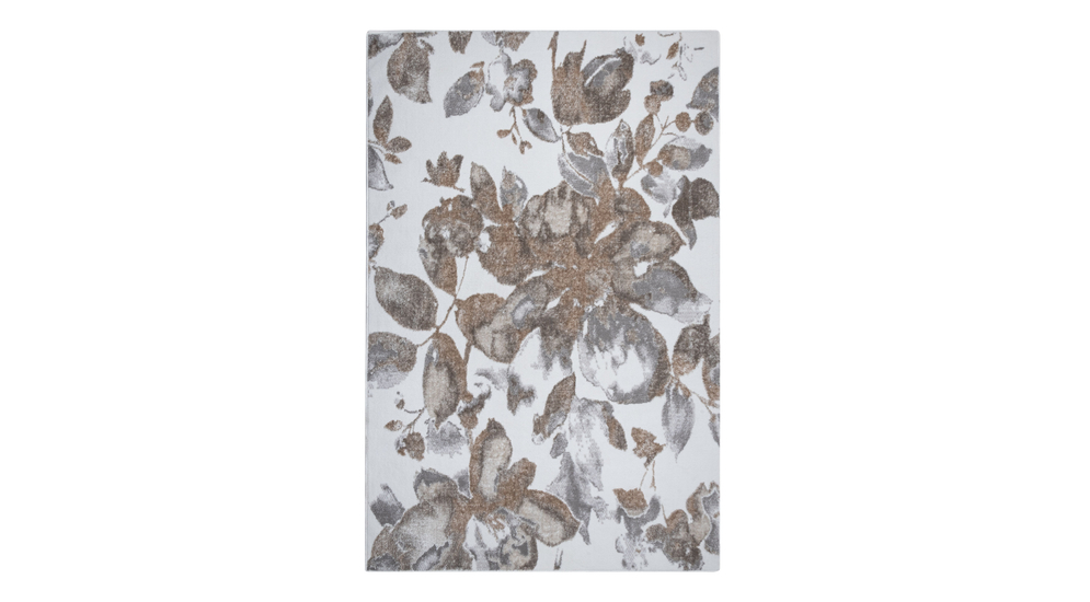 Béžový kvetinový koberec SALSA 120x170 cm