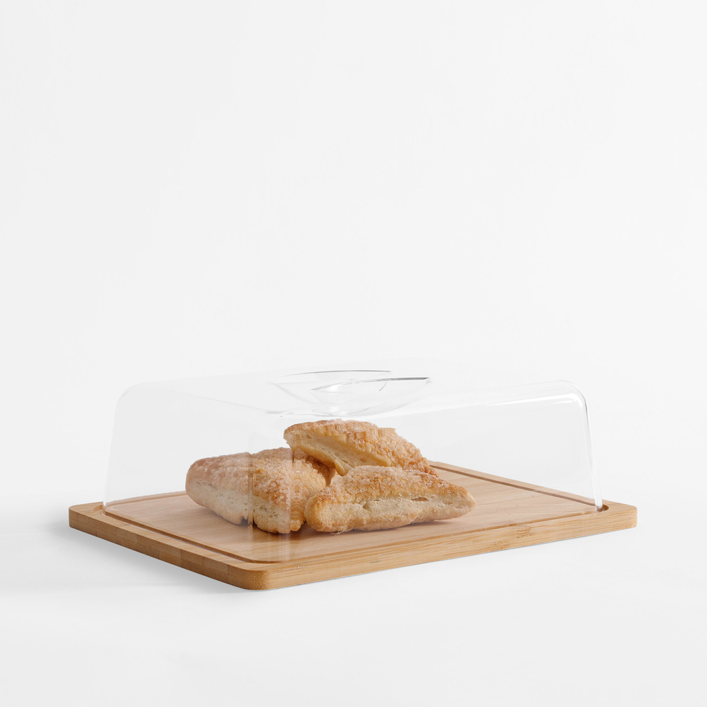 Servírovacia doska s vekom 24x18 cm