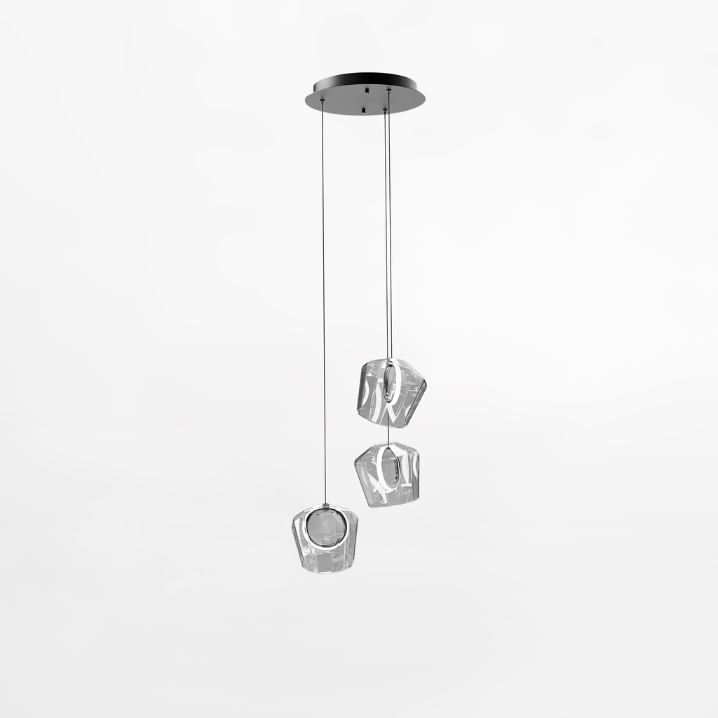 Závesné LED svietidlo s okrúhlou základňou COLORE III