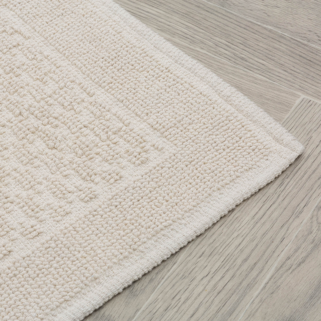 Krémový koberec OSLO do spálne 50x80 cm