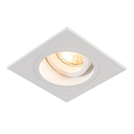 Zapustené halogénové svietidlo CHUCK DL SQUARE biele