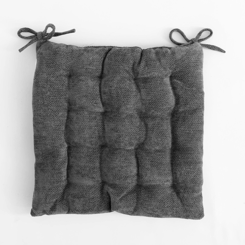 Podsedák na stoličku tmavosivý DALLAS 40x40 cm