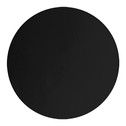 Nástenné svietidlo minimalistické okrúhle čierne LUNA NEW 20 cm
