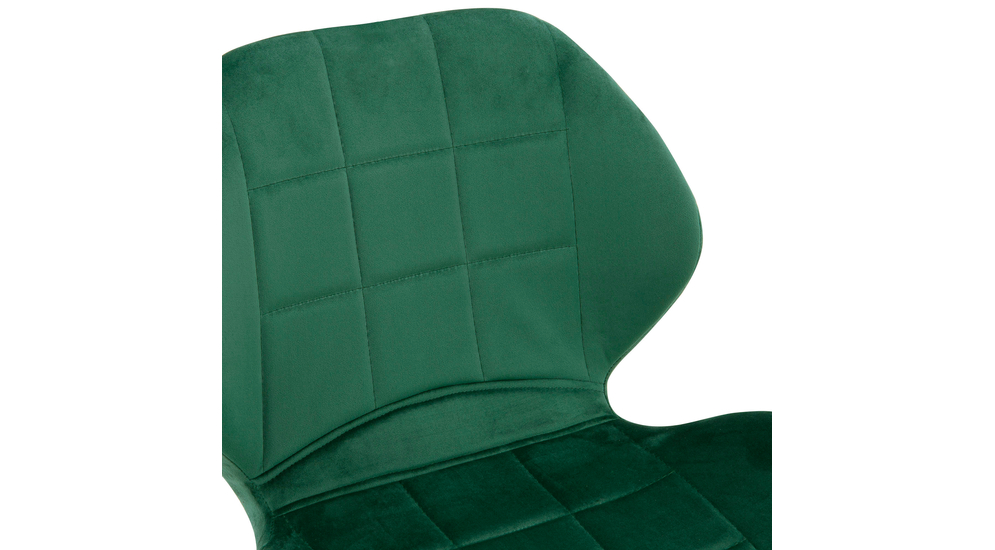 Zelená čalúnená stolička WILLOW