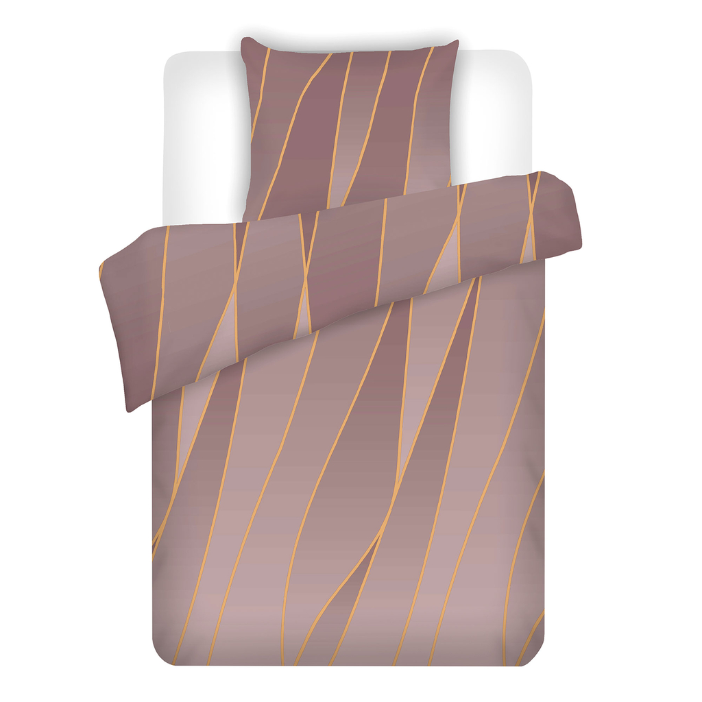 Súprava posteľnej bielizne z bavlneného saténu ARGON ELISA 140 x 200 cm