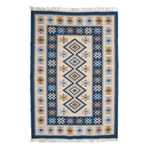 Koberec modrý ALBORG 120x180 cm