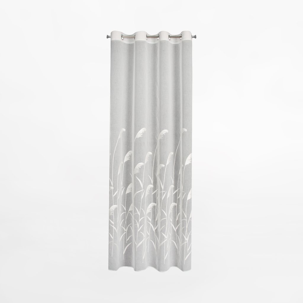 Záclona na priechodkách v krémovej farbe ABBIE 140x250 cm