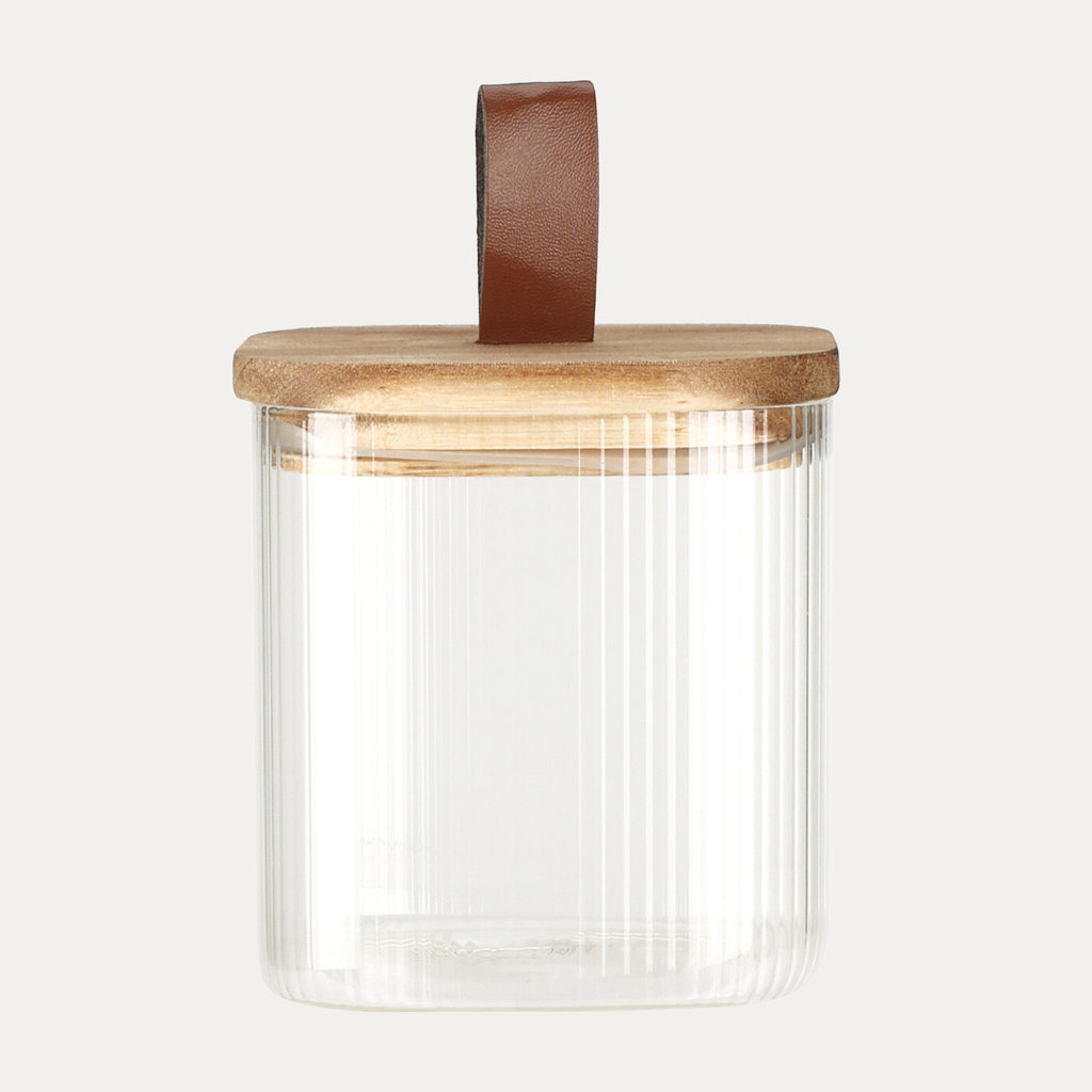 Sklenená dóza s dreveným vekom 750 ml