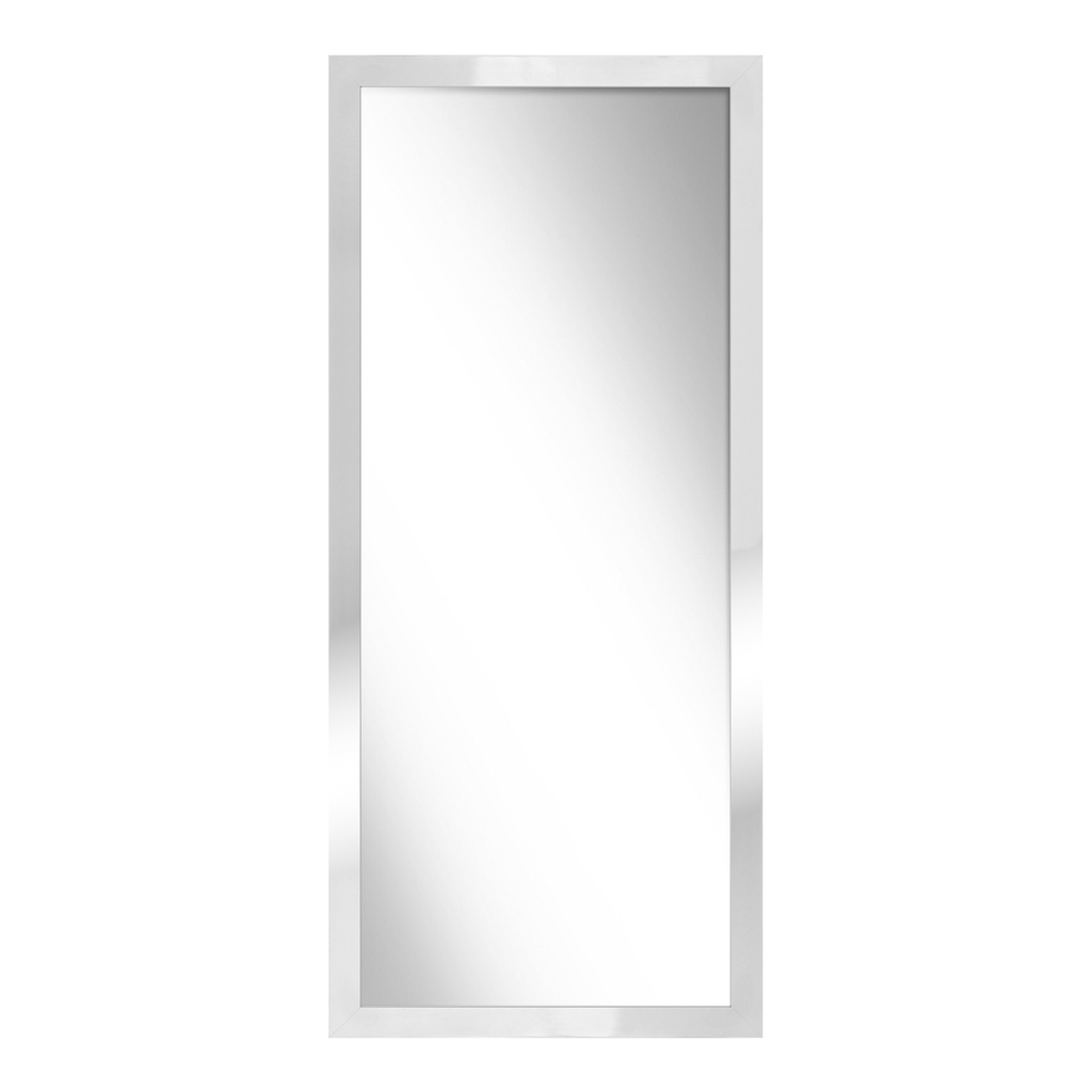 Zrkadlo s bielym rámom SLIM 47,5 x 107,5 cm