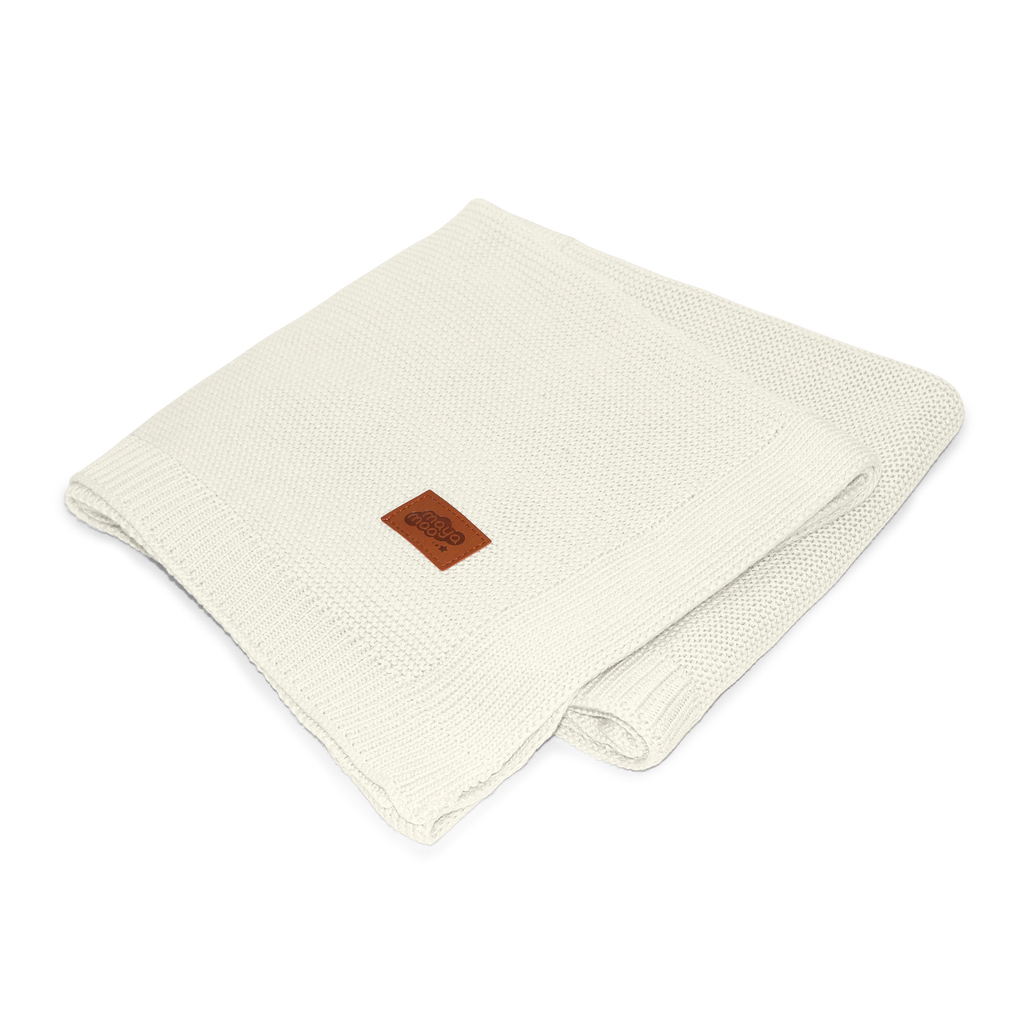 Detská deka bambusová krémová MAYA MOO 80x100 cm