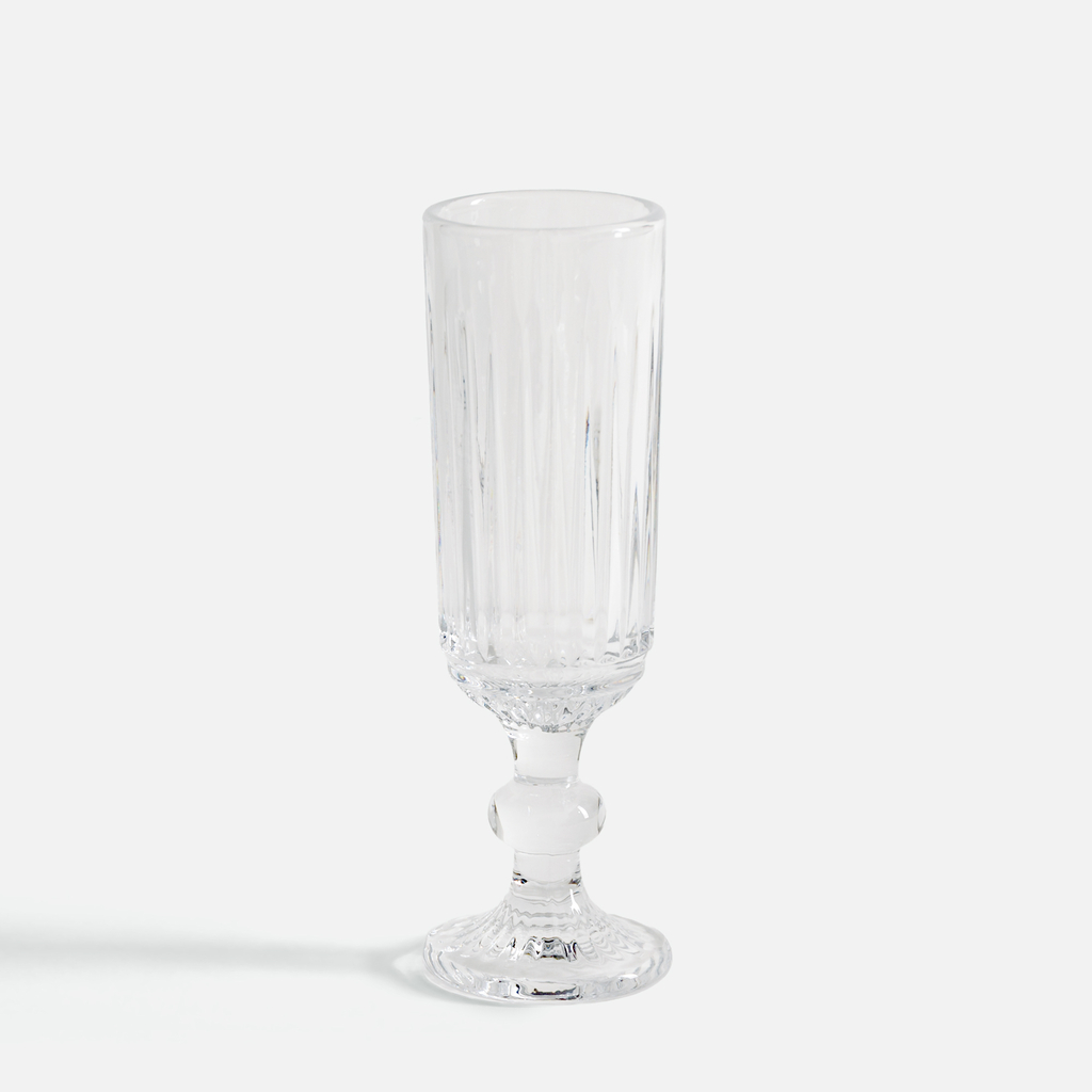 Vrúbkovaný pohár na šampanské 150 ml