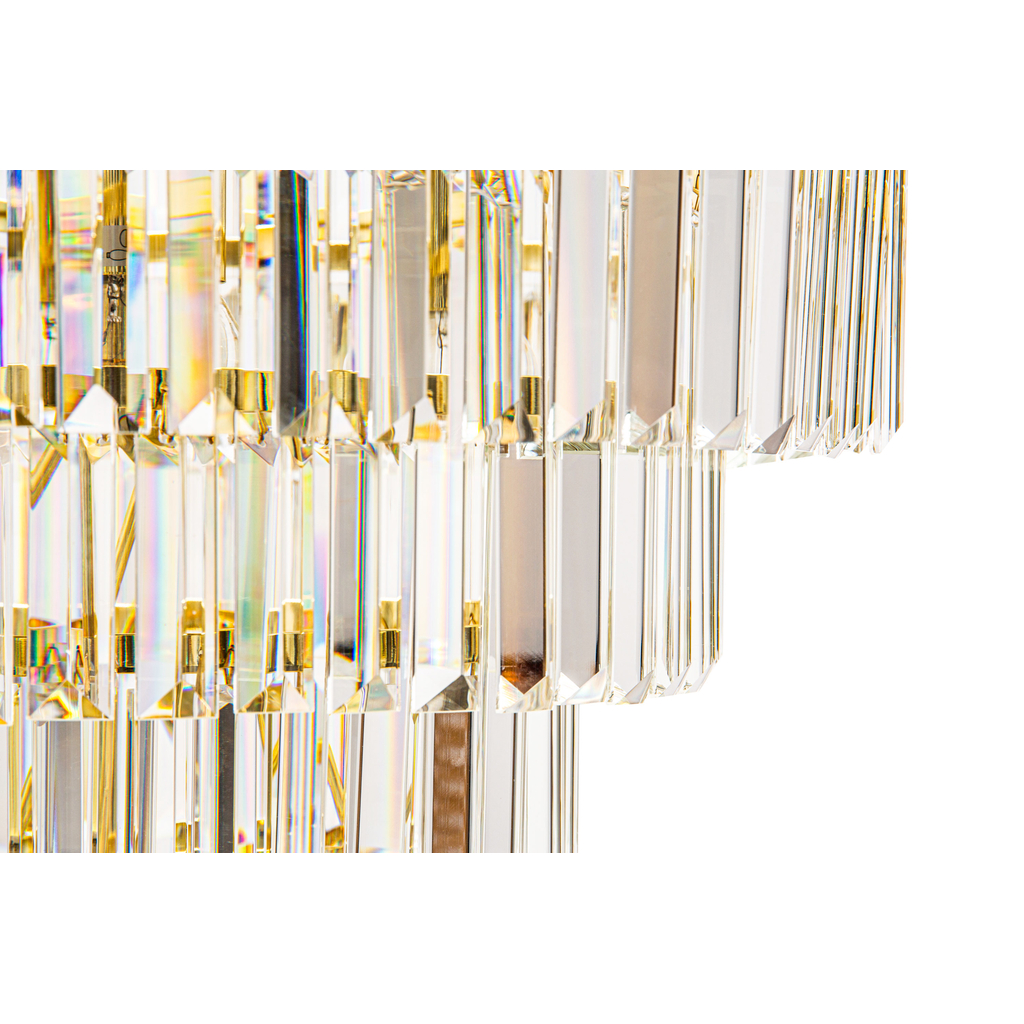 Stropné svietidlo glamour zlaté 50 cm AMEDEO