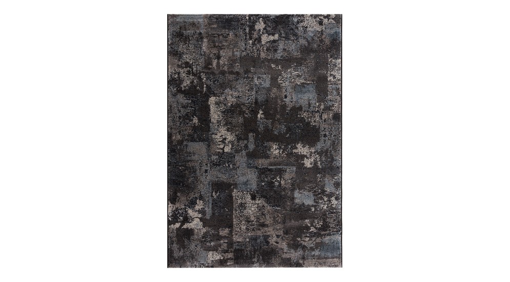 Tmavosivý abstraktný koberec NOVANTA 160x230 cm