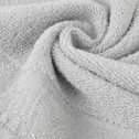 Strieborný bavlnený uterák AGIS 70x140 cm