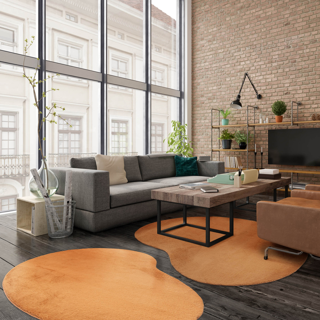 Medený koberec PULY BEANS 120x170 cm