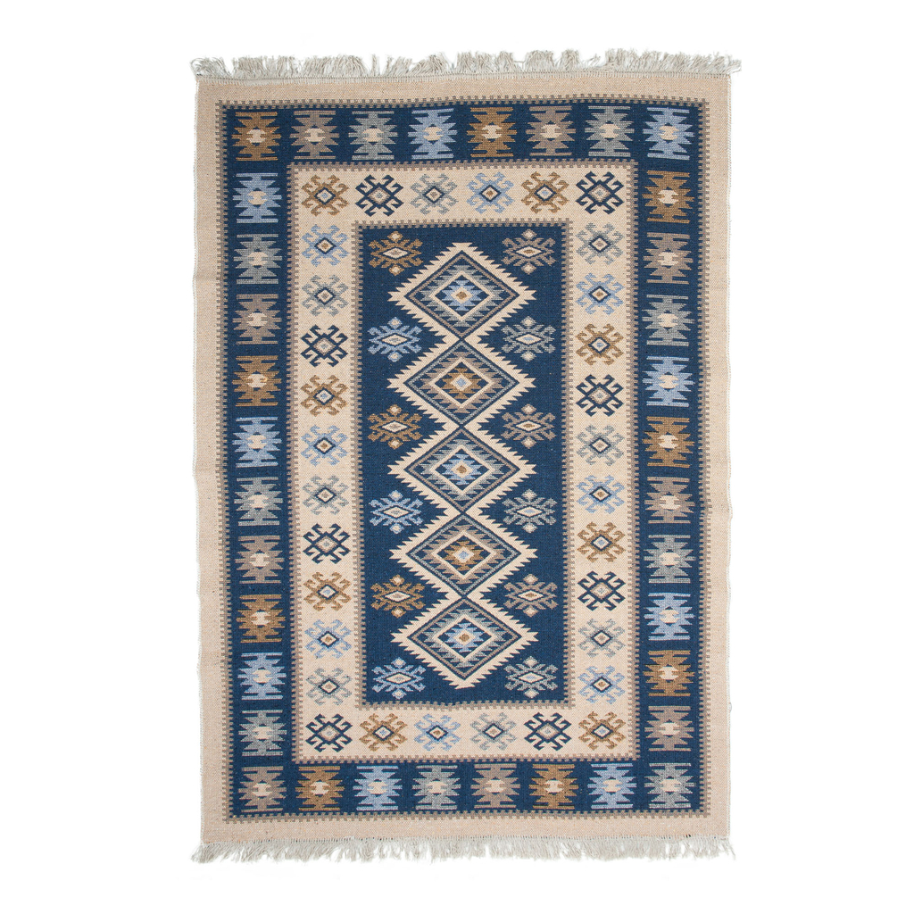 Koberec modrý ALBORG 120x180 cm