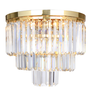 Stropné svietidlo AMEDEO glamour zlaté 25 cm