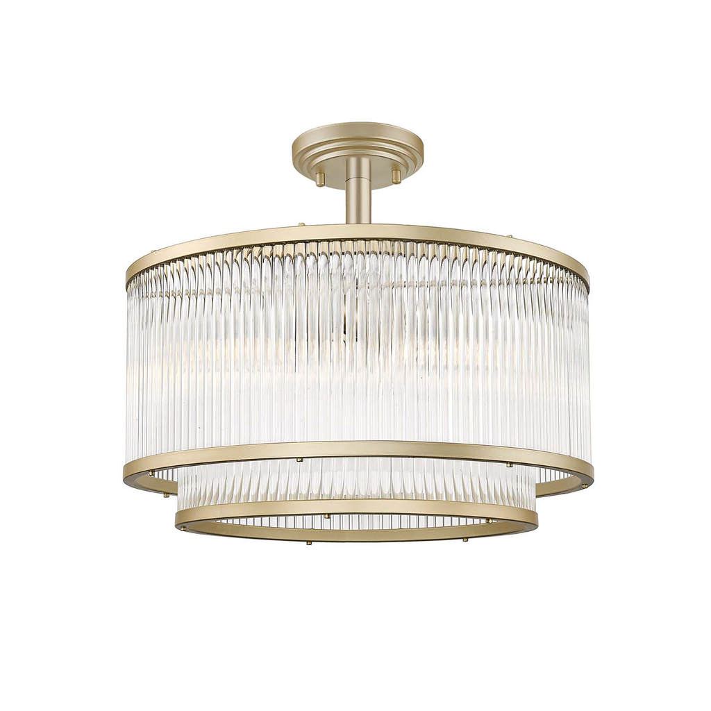 Stropné svietidlo zlaté 5xE14 SERGIO 42 cm