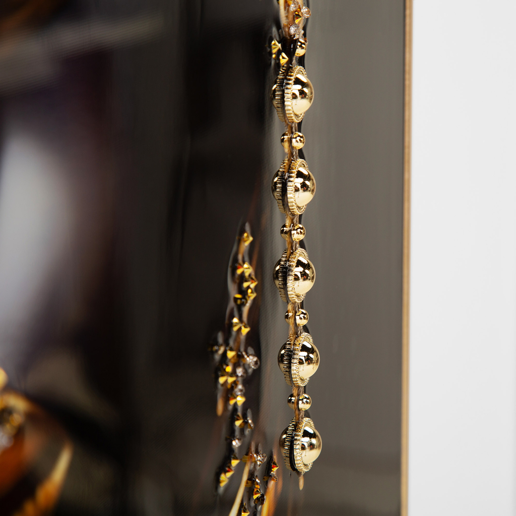 Obraz na plátne v glamour štýle AFRIKA ŽENA II 62x92 cm