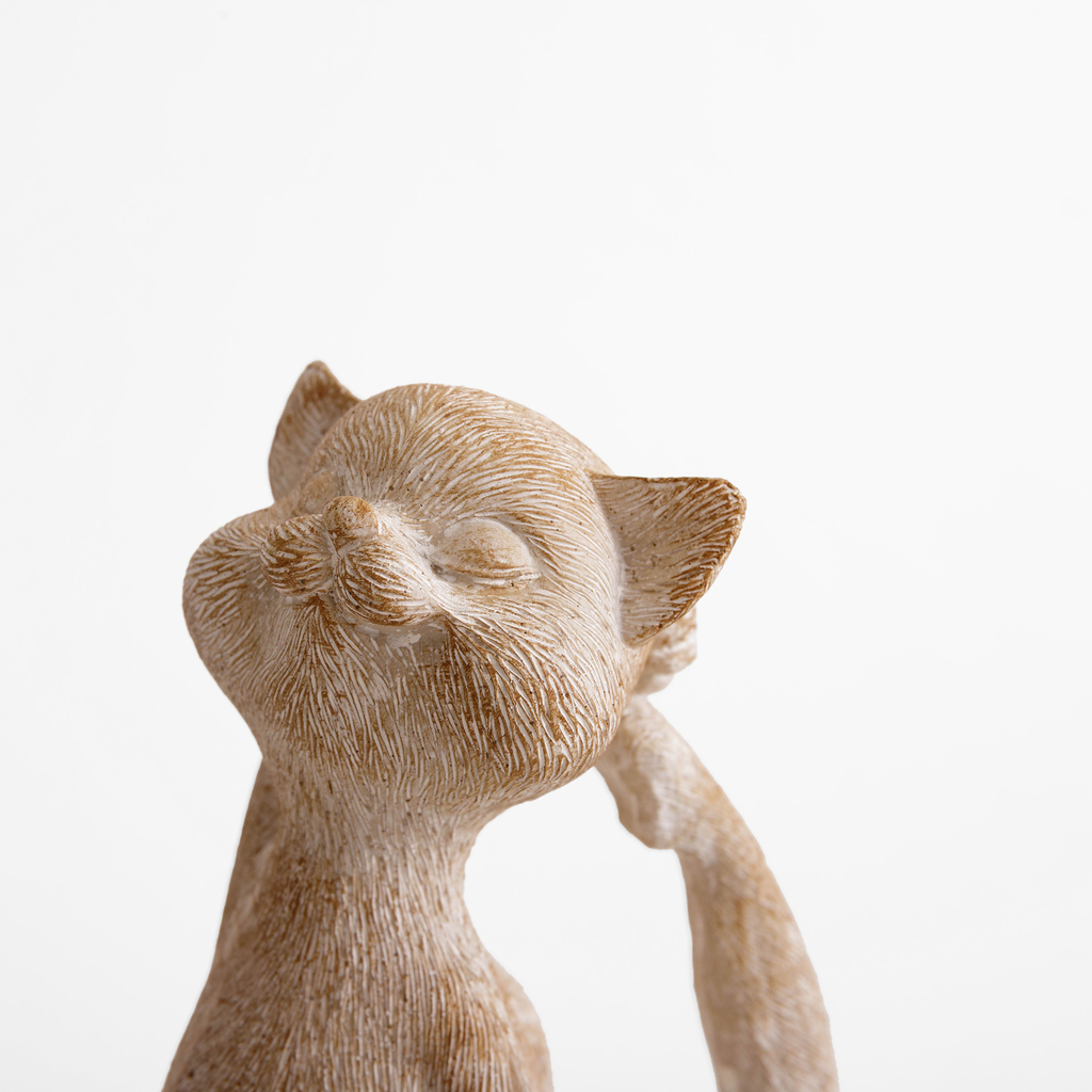 Dekoratívna figúrka, mačka, 14 cm, MIX