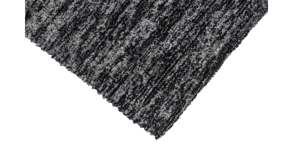 Koberec LUND do predsiene, čierno-sivý 80x150 cm