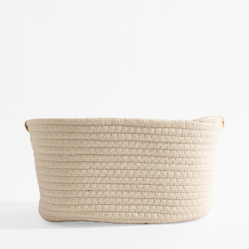 Úložný kôš biely 32x28x15 cm