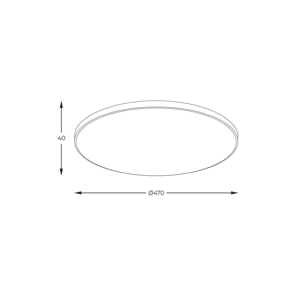 Stropné LED svietidlo zlaté VERI 47 cm