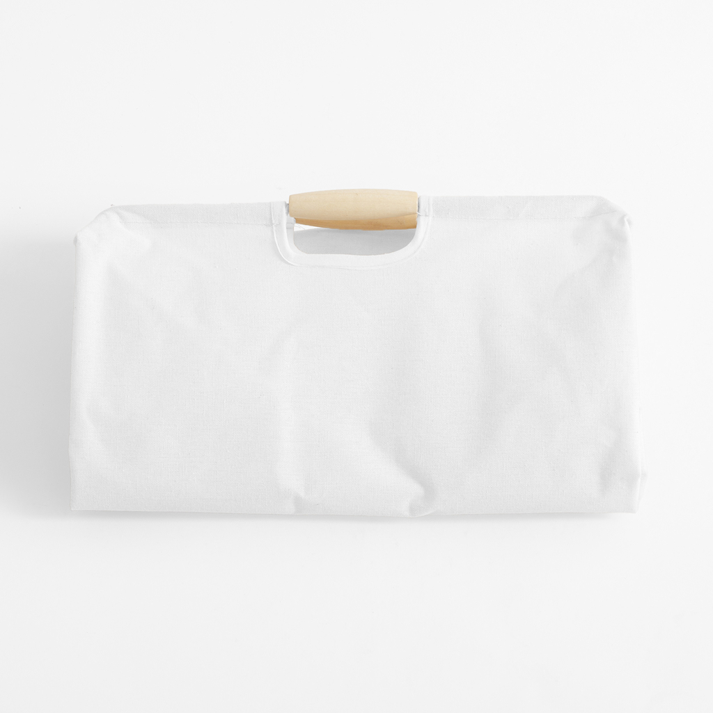 Úložný kôš biely 35,4x30,5x45,5 cm