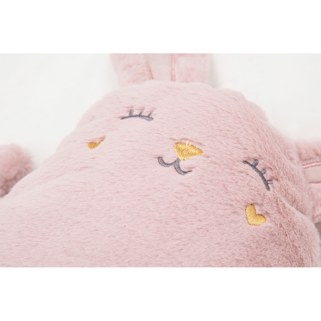 Vankúš plyšák králik HUGGIE 50x33 cm