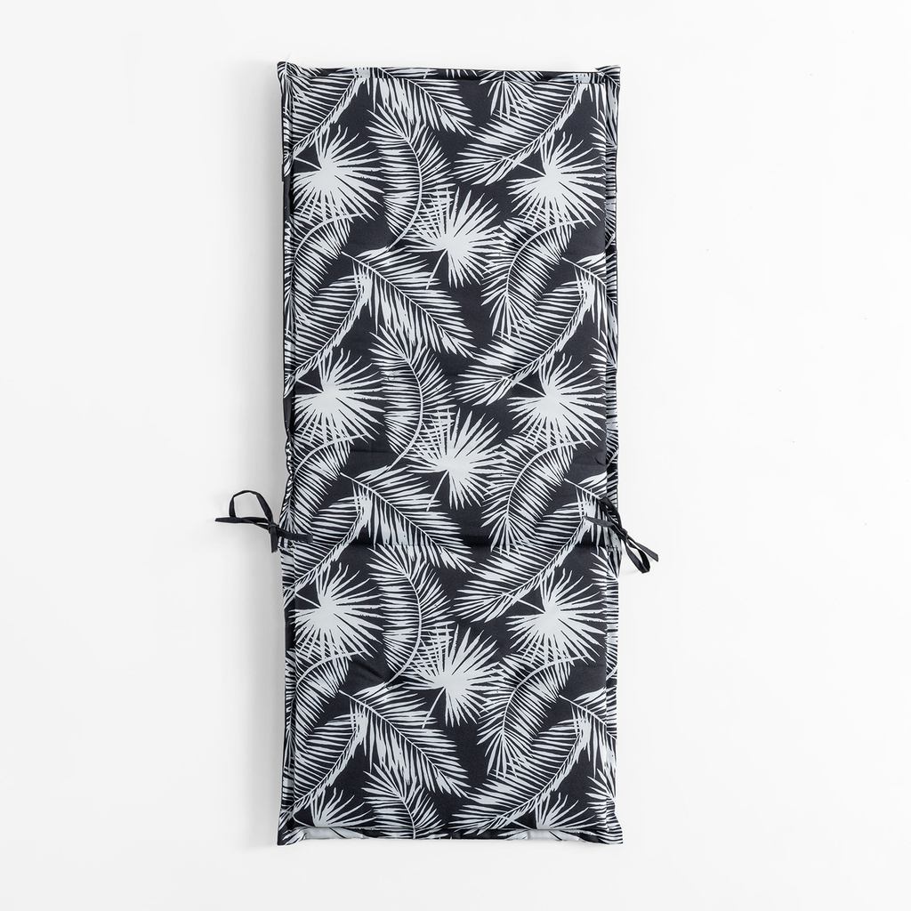 Vankúš na stoličku čierny SAMBA, 50x118 cm