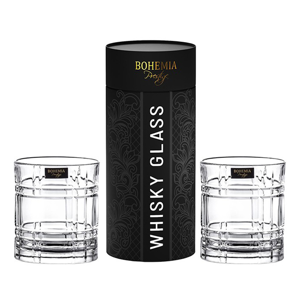Súprava 2 pohárov na whisky BOHEMIA PRESTIGE SEMPRE 340 ml