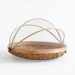 Košík s moskytiérou, bambusový, 35 cm