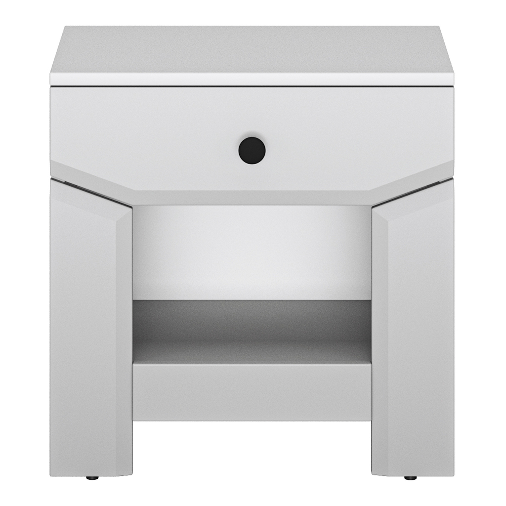 Nočný stolík biely TERNI 1S