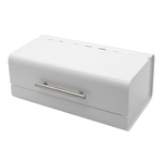 Chlebník kovový biely 36 x 22 x 14 cm