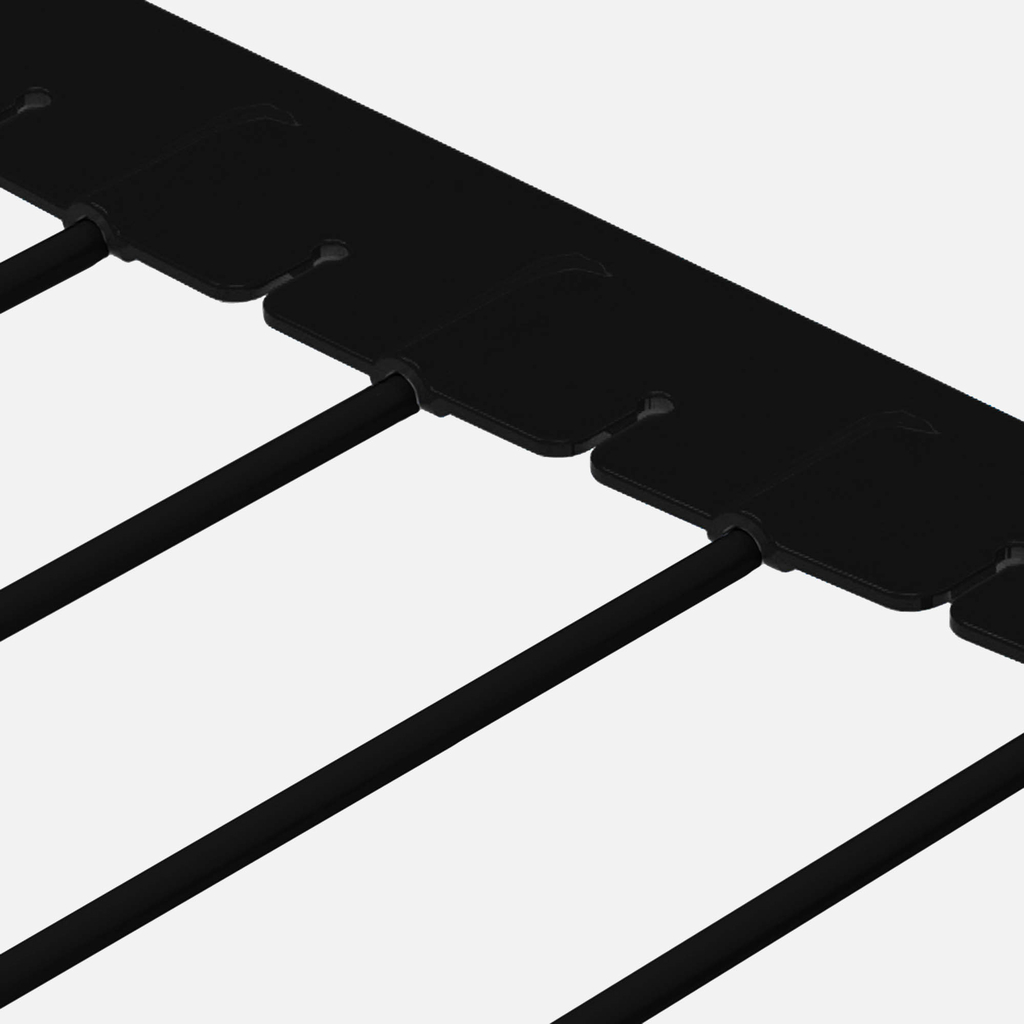 Sušiak na bielizeň s nastaviteľnou dĺžkou čierny CASAFLEX ULTRA