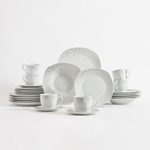 Jedálenský a kávový servis DACOTA, 30 prvkov