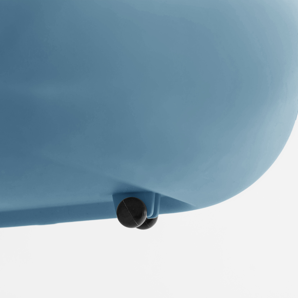 Úložný box na kolieskach, modrý, 40x32x26 cm