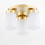 Stropné svietidlo mosadz PASADENA 3