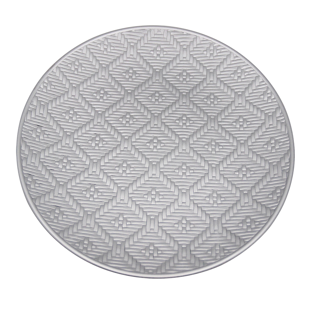 Ozdobný strieborný tanier 33 cm