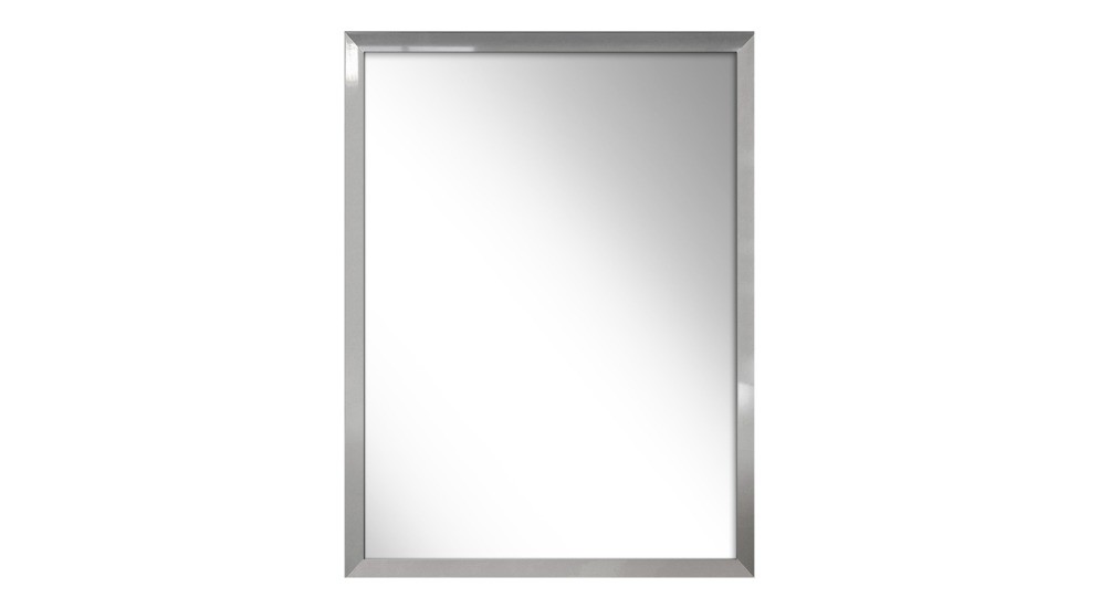 Zrkadlo so strieborným rámom SLIM 57,5 x 77,5 cm