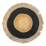 Prestieranie na stôl boho čierno-béžové 36 cm