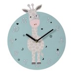 Detské nástenné hodiny ŽIRAFA 26 cm