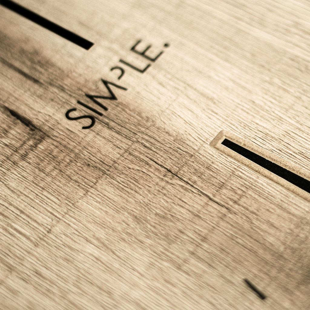 Škandinávske kuchynské hodiny 3D ADAM 36 cm