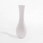 Drevená váza v bielej farbe 44 cm